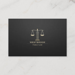 Minimale wet visitekaartje zwart en goud