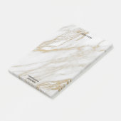 Minimale whiteboardsteen Luxe naam Advertentie Post-it® Notes (Schuin)