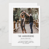 Minimale wijziging adresfoto verplaatsen aankondiging (Voorkant / Achterkant)