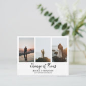 Minimale wijziging van plannen met fotocollage briefkaart (Staand voorkant)