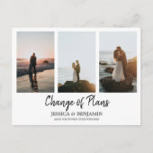 Minimale wijziging van plannen met fotocollage briefkaart (Voorkant)