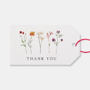 Minimale Wilde Bloem Lesbische Trouwbloem Pride Cadeaulabel