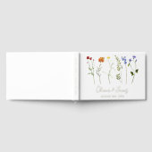 Minimale Wildflower LGBTQ Gay Pride Bloemenbruilof Gastenboek (Volledig)