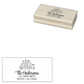 Minimale Wildflower Rubberstempel (Gestempeld)