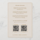 Minimale Wimpertechniek Zand Brows Artiest Prijzen Menu (Achterkant)