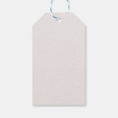 Minimale Winterkrans Kerstcadeautag Cadeaulabel (Achterkant)
