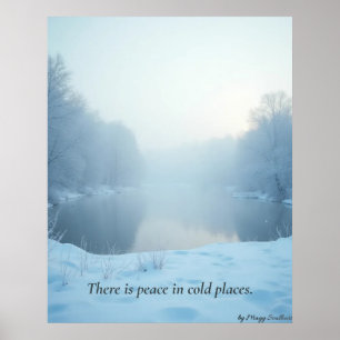 Minimale Winterposter – Neutrale Wanddecoratie Poster