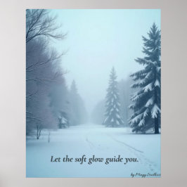 Minimale Winterposter – Neutrale Wanddecoratie Poster