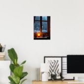 Minimale Winterposter – Neutrale Wanddecoratie Poster (Thuiskantoor)