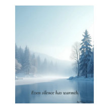 Minimale Winterposter – Neutrale Wanddecoratie