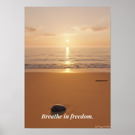 Minimale Winterposter – Neutrale Wanddecoratie Poster (Voorkant)