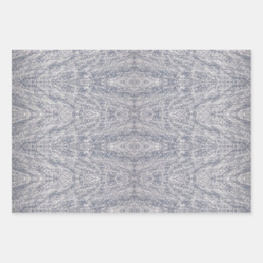 Minimale wintersneeuwvorst wit inpakpapier vel (Voorkant 2)