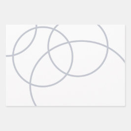 Minimale wintersneeuwvorst wit inpakpapier vel