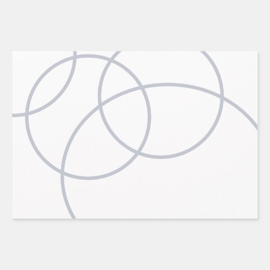 Minimale wintersneeuwvorst wit inpakpapier vel (Voorkant)