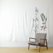 Minimale wintersportwedfoto wandkleed (In Situ (horizontaal))