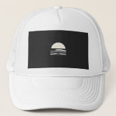 Minimale Winterstemming – Modern Cozy Design Trucker Pet (Voorkant)