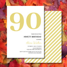 Minimale witgouden typografie Verjaardag