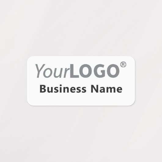 Minimale witte aangepaste Logo met het merk Iron-O Labels (Design 1)