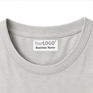 Minimale witte aangepaste Logo met het merk Iron-O Labels