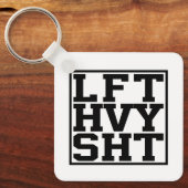 Minimale Witte Abstracte Esthetiek Sleutelhanger (Voorkant)