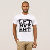 Minimale Witte Abstracte Esthetiek T-shirt (Voorkant volledig)