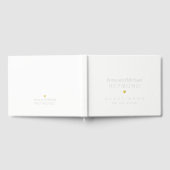 Minimale witte bruiloften gastenboek (Volledig)