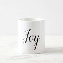 minimale witte elegante tekst bij Joy Holiday