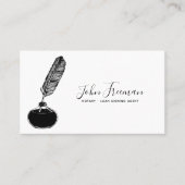 Minimale witte en zwarte luidspreker die de lening visitekaartje (Voorkant)