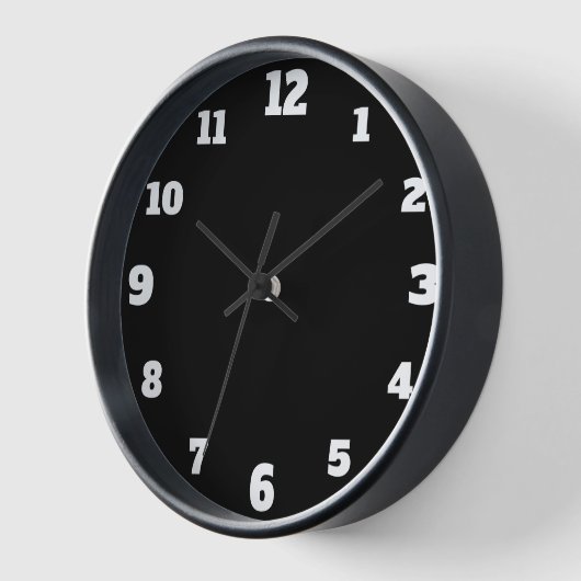 Minimale witte grote getallen | Minimaal zwart (Hoek)