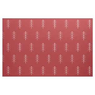 Minimale witte pine-structuurpatroonrood stof