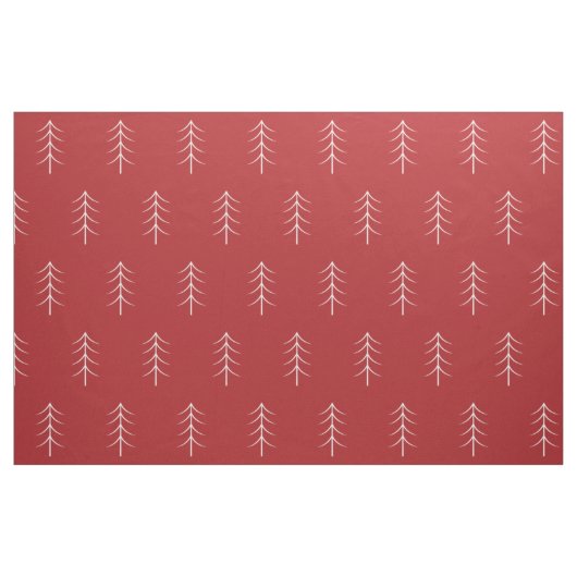 Minimale witte pine-structuurpatroonrood stof (Fat Quarter)