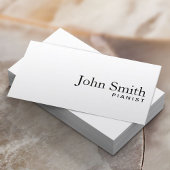 Minimale witte puntige Visitekaartje