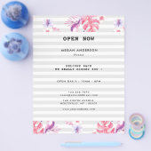 Minimale witte Roos fitness Flyer (Enkel)