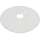 Minimale witte vaste elegante kerknoot kerstboom rok (Gekanteld)