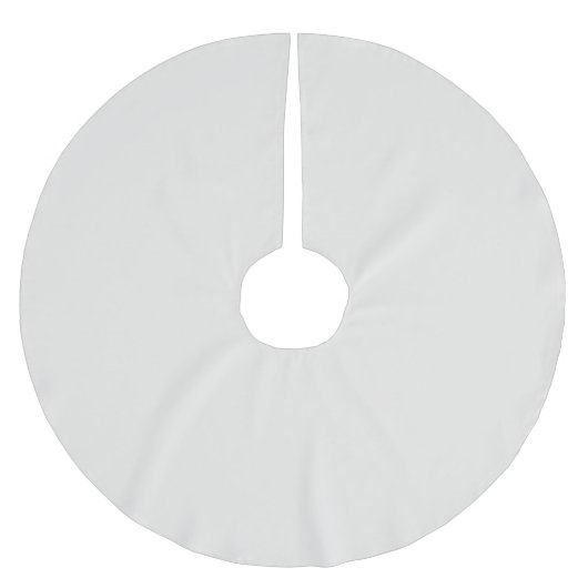 Minimale witte vaste elegante kerknoot kerstboom rok (Voorkant)