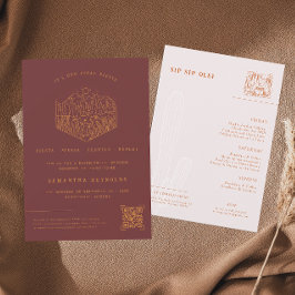 Minimale woestijn | Bachelorette Weekend Kaart