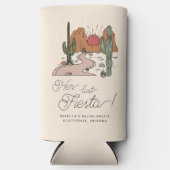 Minimale woestijn Fiesta vrijgezellenweekend Seltzer Blikjeskoeler (Voorkant)