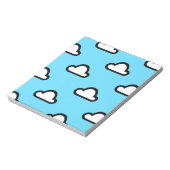 Minimale wolken notitieblok (Linkerzijde)