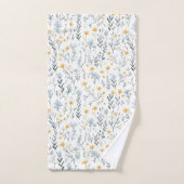 Minimale Zachte Kleurrijke Tuin Wildbloemenkwekeri Bad Handdoek (Handdoek)