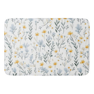 Minimale Zachte Kleurrijke Tuin Wildbloemenkwekeri Badmat