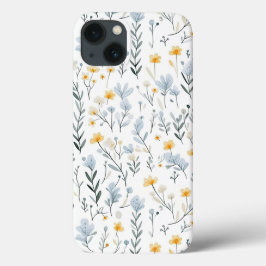 Minimale Zachte Kleurrijke Tuin Wildbloemenkwekeri Case-Mate iPhone Case