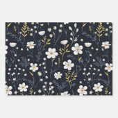 Minimale Zachte Kleurrijke Tuin Wildbloemenkwekeri Inpakpapier Vel (Voorkant 3)