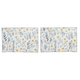 Minimale Zachte Kleurrijke Tuin Wildbloemenkwekeri Kussensloop