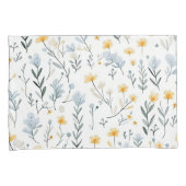 Minimale Zachte Kleurrijke Tuin Wildbloemenkwekeri Kussensloop (Voorkant-Rechts)