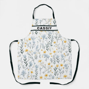 Minimale Zachte Kleurrijke Tuin Wildbloemenkwekeri Schort