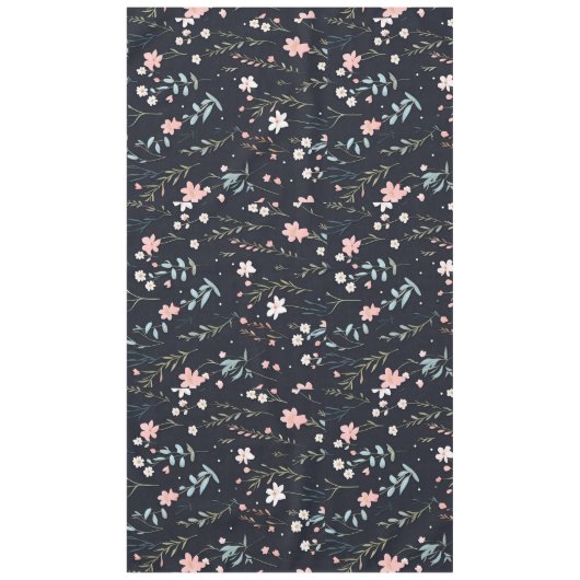 Minimale Zachte Kleurrijke Tuin Wildbloemenkwekeri Tafelkleed (Voorkant)