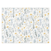 Minimale Zachte Kleurrijke Tuin Wildbloemenkwekeri Tafelkleed (Voorkant (Horizontaal))