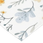 Minimale Zachte Kleurrijke Tuin Wildbloemenkwekeri Tafelkleed (Gekanteld)