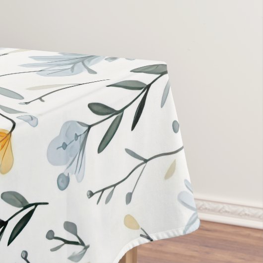 Minimale Zachte Kleurrijke Tuin Wildbloemenkwekeri Tafelkleed (Voorbeeld)