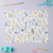 Minimale Zachte Kleurrijke Tuin Wildbloemenkwekeri Tissuepapier (Craft)